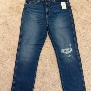Women’s Signature Levi Strauss Blue Distressed Jeans